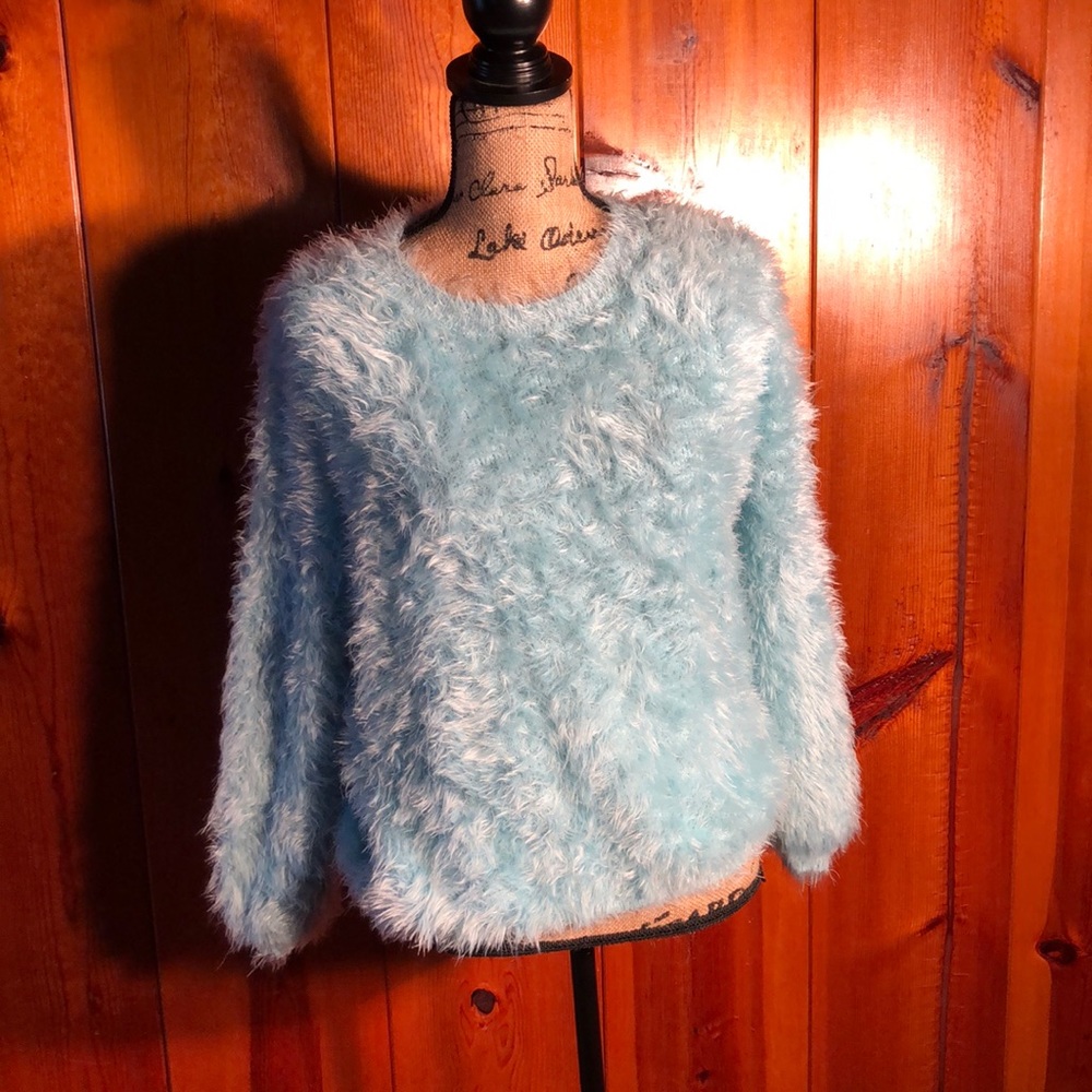 Raga eyelash oversized soft fuzzy sweater